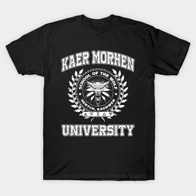 Kaer Morhen University T-Shirt by Designwolf